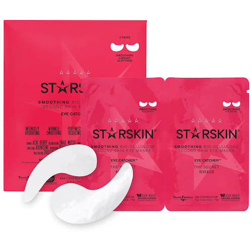 【ネタバレ】2020年10月ビューティーボックス・ルックファンタスティックを解説 STARSKIN Eye catcher（スタースキン アイ キャッチャー）/Smoothing coconut Bio-Cellulose Second Skin Eye Mask （1ペア）　£4.5（605円）　☆いずれか